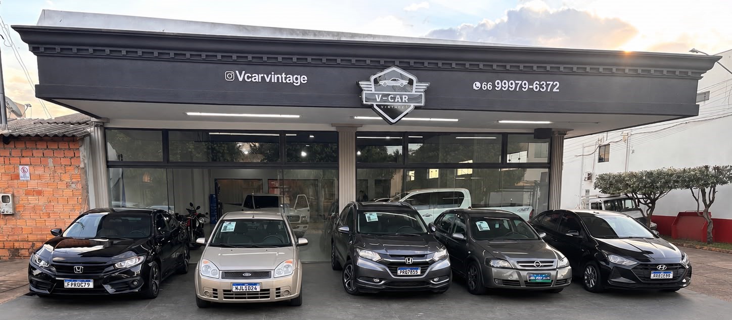 Showroom V-CAR Vintage em Rondonópolis